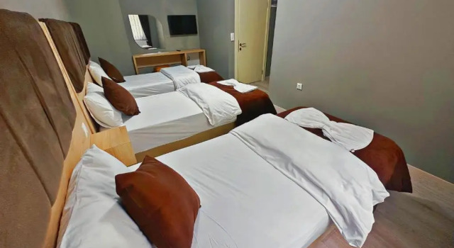 Трёхместный номер Standard с балконом AYDER PUGARİ OTEL & River Suite
