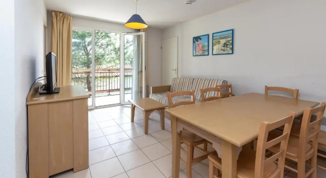 Кровать в общем номере Vacancéole - LAllée des Dunes - Ondres Plage
