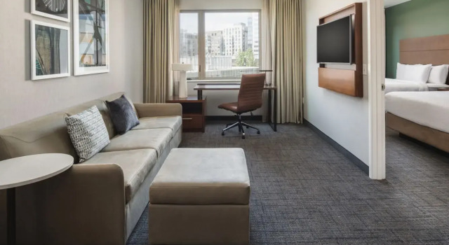 Двухместный люкс c 1 комнатой Residence Inn by Marriott Portland Downtown/Pearl District