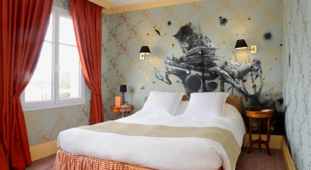 Luksusowy pokój Hôtel L'Yeuse