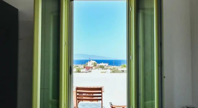 Коттедж с 2 комнатами с балконом и с видом на море Abelonas Houses