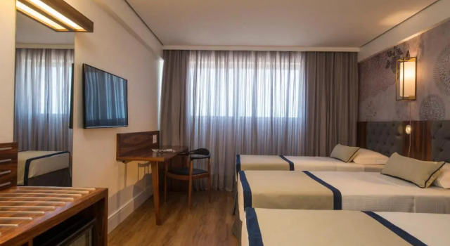 Трёхместный номер Superior Hotel Luzeiros Recife