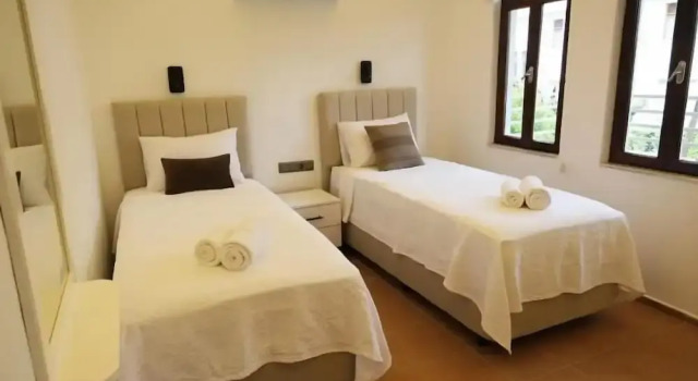 Двухместный номер Deluxe с балконом и с частичным видом на море Kaşhan Otel