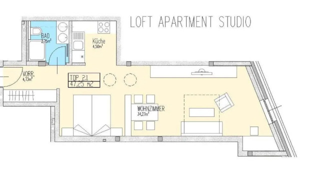 Stüdyo Loftapartment Süd