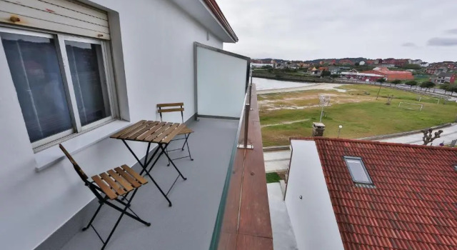 Двухместный номер Standard с балконом и с видом на улицу Apartamentos Playa de Camariñas