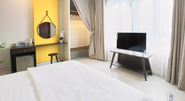Двухместный номер Deluxe с балконом Shin Sam Boutique Hotel