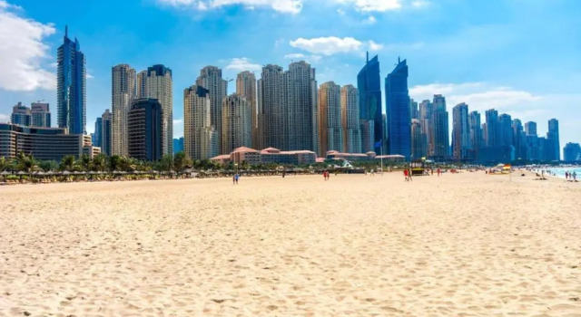 Апартаменты 3 Minute Walk to Beach 1 Bed Rimal 3 JBR