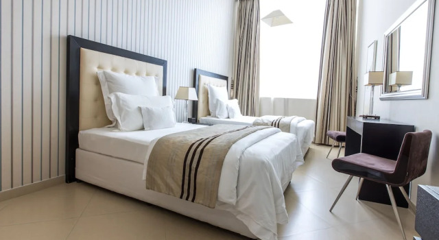 Апартаменты Deluxe с 2 комнатами с балконом Dorra Bay