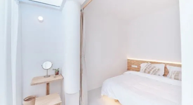 Кровать в общем номере Sleep Sugar Homestay