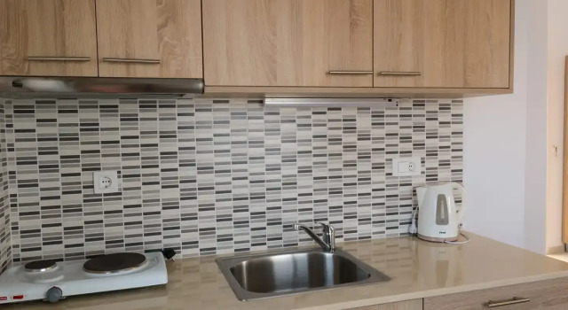 Студия с видом на море Socrates Seaside Apartments