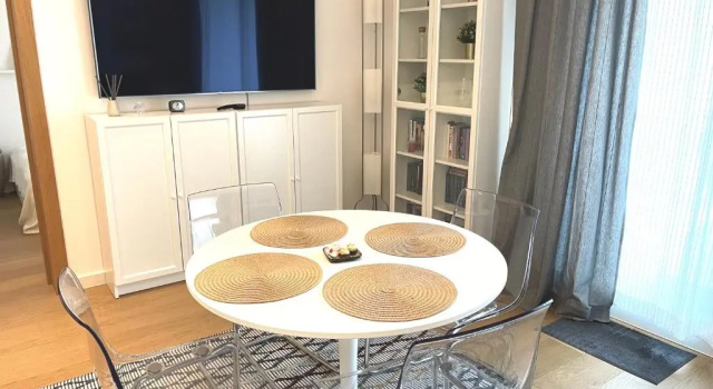 Jauna Teika Cosy 1bdr apartment, self check-in, Book Lejlighed Vidzeme Suburb Riga