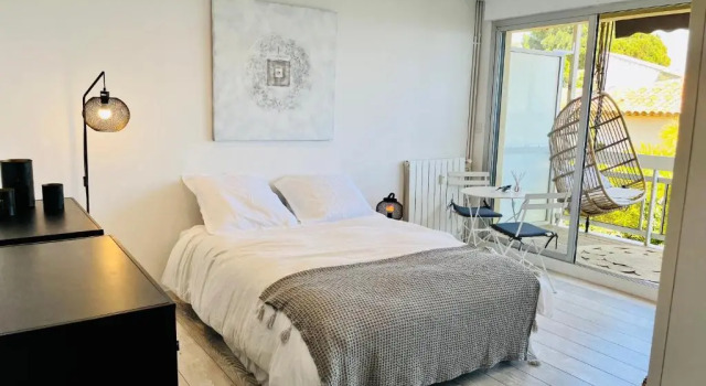 Студия Charmant studio avec terrasse vue mer à 50 m
