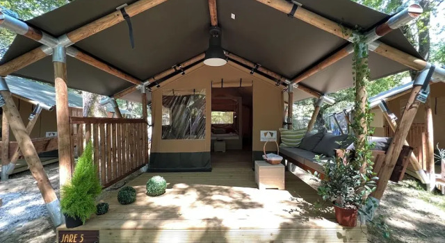 Тент с балконом CAMPING ETXARRI