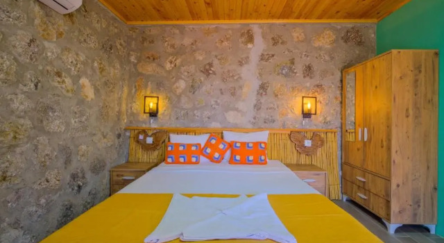 Люкс с видом на море Faralya Yoruk Evi Suite