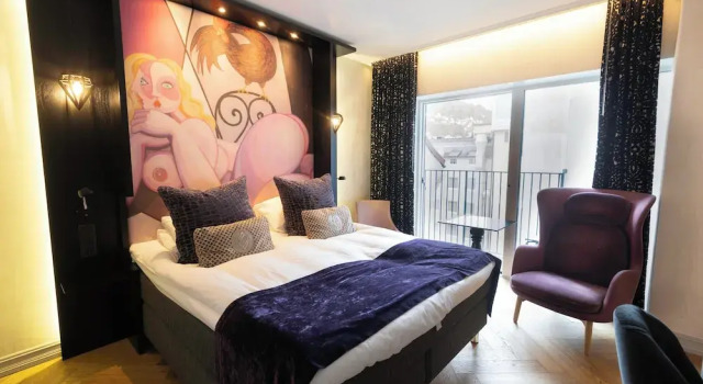 Двухместный номер Deluxe с балконом Hotel Oleana
