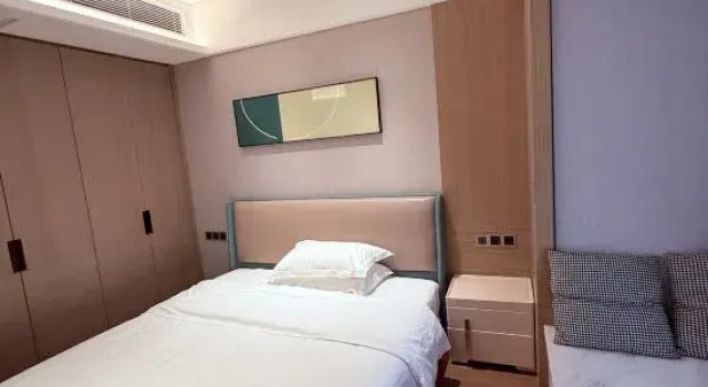 Люкс c 1 комнатой с балконом Home Livable International Apartment (Shenzhen International Exhibition Center Store)