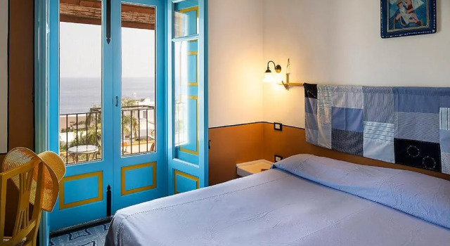 Двухместный номер Superior с балконом и с видом на море Hotel Mamma Santina