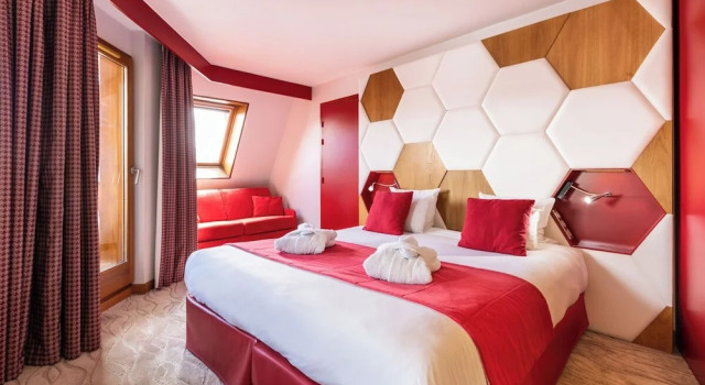Семейный номер Standard с балконом Royal Ours Blanc Boutique Hôtel & Spa