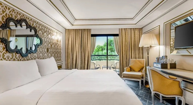 Двухместный номер Deluxe с балконом и с видом на сад Fes Marriott Hotel Jnan Palace