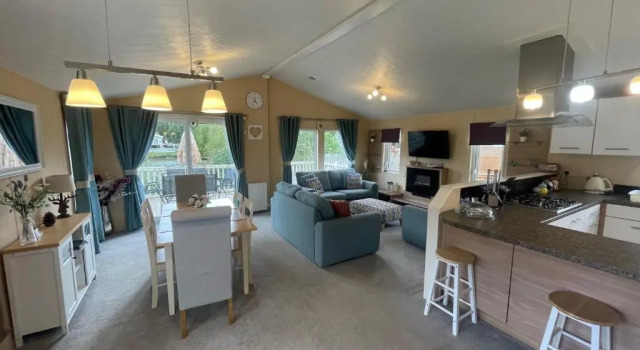 Luxury Lakeside Lodge L2 with Hot tub situated at Tattershall Lakes Country Park