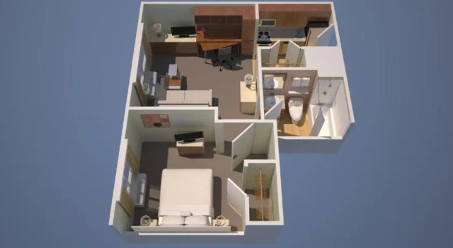Двухместный люкс c 1 комнатой TownePlace Suites by Marriott Swedesboro Logan Township