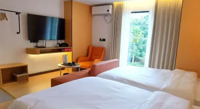 Семейный люкс с 2 комнатами Xiamen Guiyuan Shanju Homestay (Guankou Jinghu Nanlu)