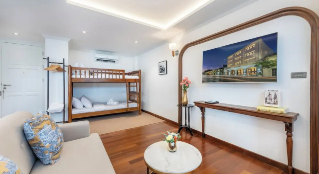 Семейный люкс с видом на город Cherie Bangkok Boutique Hotel