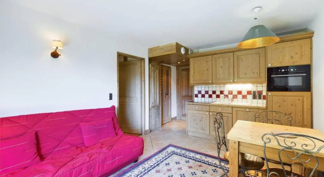 Appartement Montvalezan-La Rosière, 2 pièces, 4 personnes - FR-1-398-520, Забронировать Апартаменты/квартира Отели Ла-Розьер с парковкой, рядом с Горнолыжный курорт Ла Розьер, Парковка