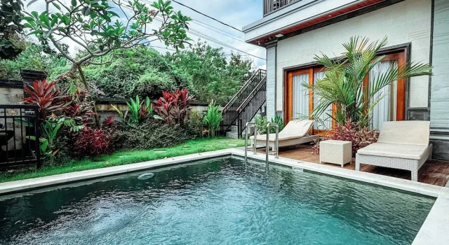 The Wahyu Villa Uluwatu, Rezervovat Vila Chaty v Bali, Chalupa