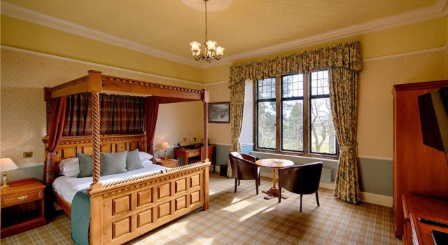 Номер Standard с красивым видом из окна Kincraig Castle Hotel