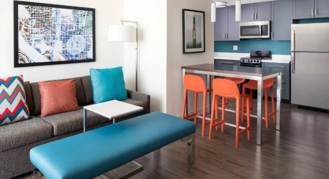 Люкс c 1 комнатой Residence Inn Washington Capitol Hill/Navy Yard
