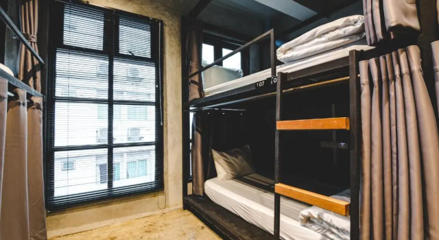 Кровать в общем номере (женский номер) BED STATION Hostel Khaosan