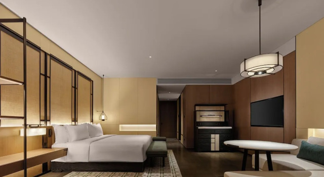 Двухместный номер Standard с балконом и с видом на озеро Banyan Tree Dongguan Songshan Lake