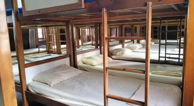 Кровать в общем номере Отель AsiaCamp Resort