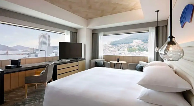 Двухместный номер Corner Executive Deluxe Hilton Nagasaki