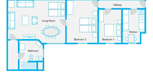 Апартаменты Greatstay - Wilhelmshavenerstr. 62