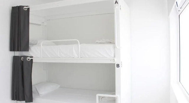 Кровать в общем номере Dunas Hostel & Guesthouse