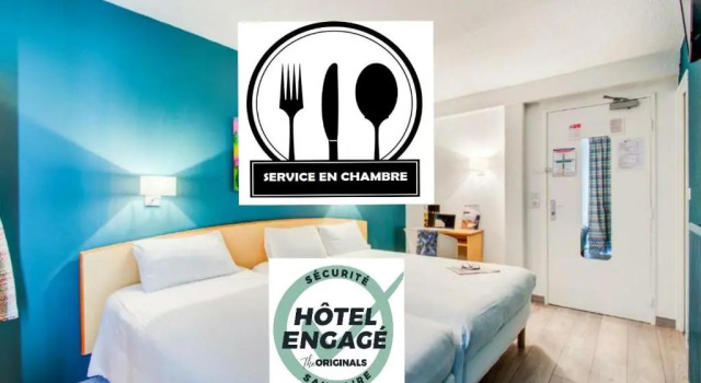Семейный номер Standard The Originals City, Hôtel Éclipse, Lyon Est