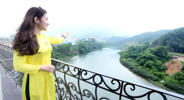Люкс с видом на реку Silk River Hotel Ha Giang
