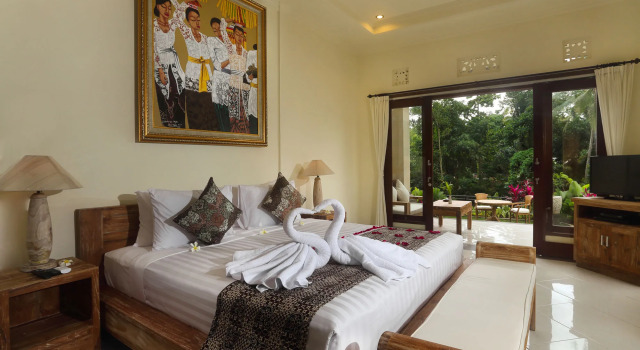 Puri Payogan Villa Ubud, Rezervovat Vila Chaty v Bali, Chalupa