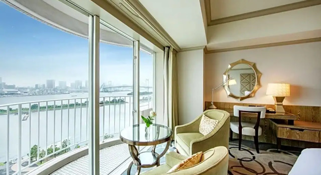 Двухместный номер Premium Deluxe Hilton Tokyo Odaiba