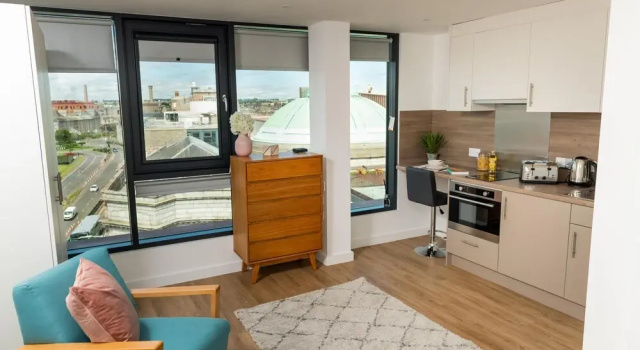 Deluxe Studio Apartment at The Point in Aberdeen City Centre, Prenota Appartamento Aberdeen 