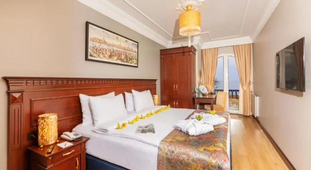 Двухместный номер Deluxe с видом на море The Magnaura Palace Hotel