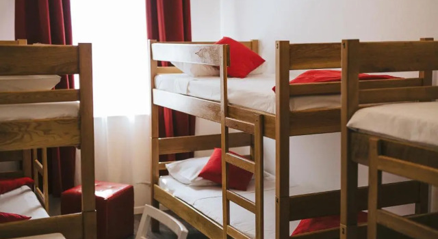 Кровать в общем номере Hostel Globo
