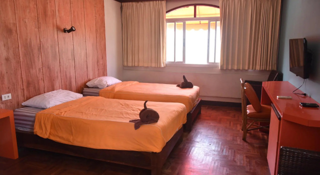 Семейный номер Standard с красивым видом из окна The Palm Delight Lodge
