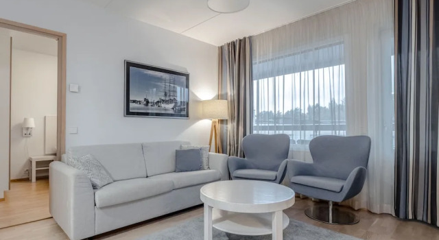 Апартаменты с 3 комнатами с балконом Holiday Club Turun Caribia Superior Apartments
