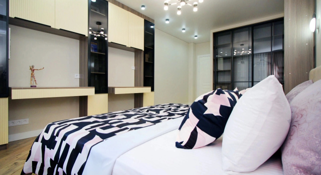 Prostornaya 3-Komnatnaya Kvartira Zhk Oner Ryadom S Metro (oner16) Flat, Buchen Sie Ferienwohnung SPA-Hotels in Almaty, SPA