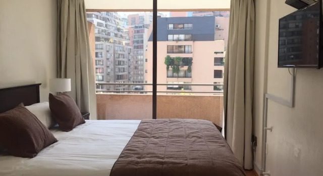 Апартаменты c 1 комнатой с видом на город Apartamentos Costanera Centre
