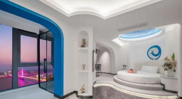 Люкс с видом на реку Yue Yuan Cheng Riverview Hotel