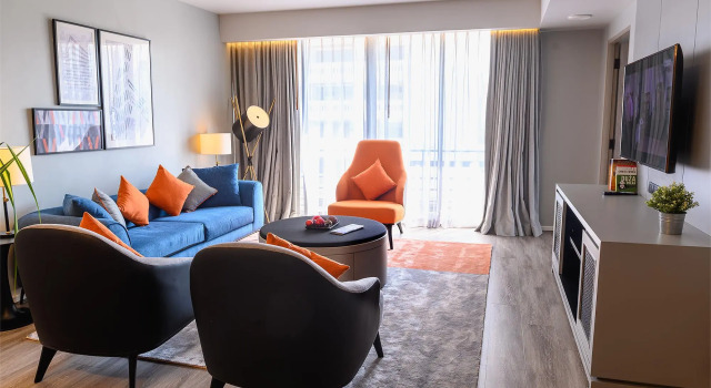 Номер Premier с 3 комнатами Oakwood Residence Sukhumvit Thonglor Bangkok